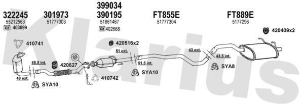  331044U Exhaust system 331044U