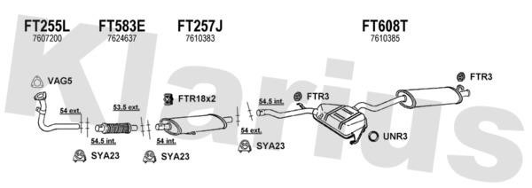  330513U Exhaust system 330513U