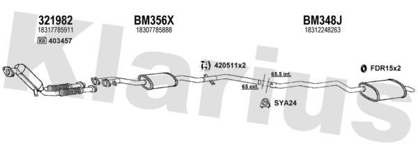  060372U Exhaust system 060372U