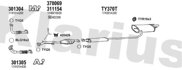  900221U Exhaust system 900221U