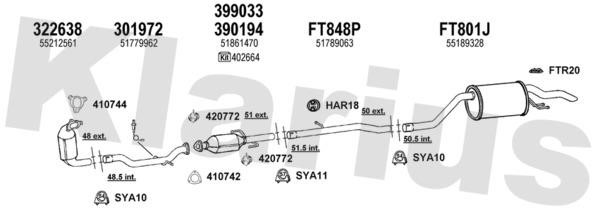  330982U Exhaust system 330982U