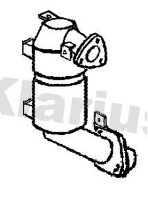 Klarius 390620 Soot/Particulate Filter, exhaust system 390620
