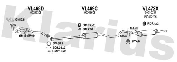  390320U Exhaust system 390320U