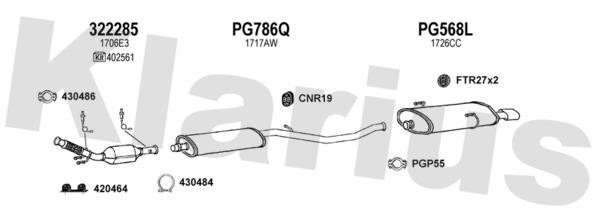  631066U Exhaust system 631066U