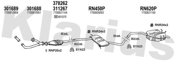  720594U Exhaust system 720594U