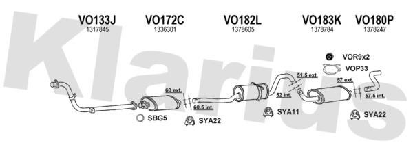  960082U Exhaust system 960082U