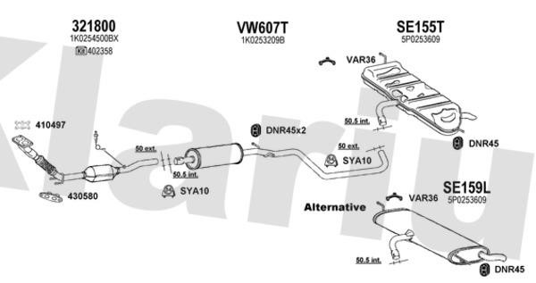  790226U Exhaust system 790226U