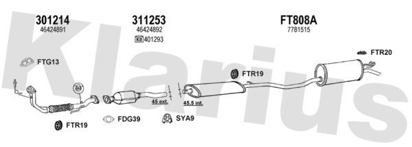 Klarius 330433U Exhaust system 330433U