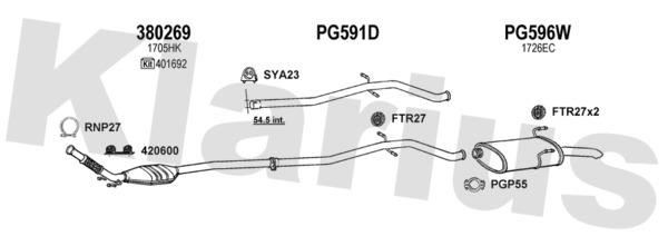  631094U Exhaust system 631094U