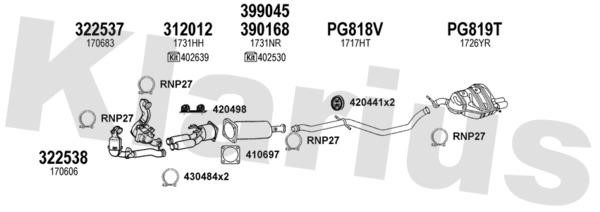  631115U Exhaust system 631115U