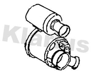Klarius 390520 Soot/Particulate Filter, exhaust system 390520