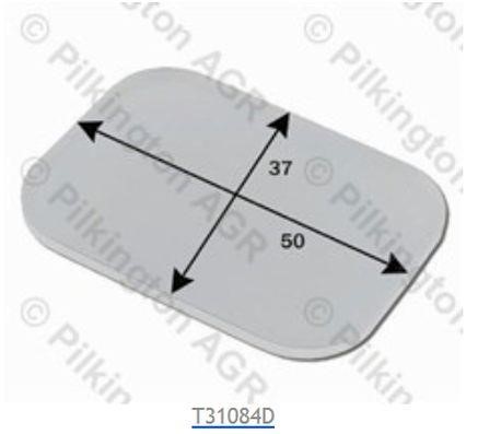 Pilkington 250021736 Gel Pad, optical element 250021736