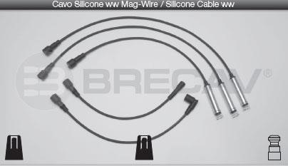 Brecav 09.528 Ignition cable kit 09528