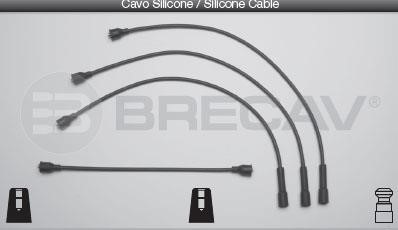 Brecav 25.505 Ignition cable kit 25505