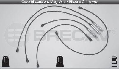 Brecav 09.525 Ignition cable kit 09525