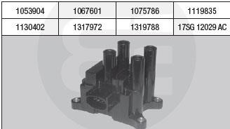 Brecav 215.007 Ignition coil 215007