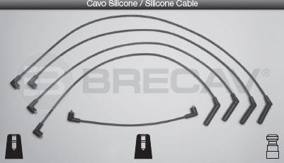 Brecav 28.504 Ignition cable kit 28504