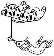 Sigam 34155 Catalytic Converter 34155