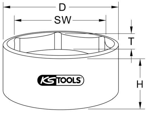 Axle Nut Wrench Ks tools 450.0245