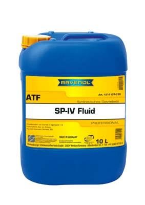 Transmission oil KIA Ceed (Kia Ceed): 121110701001999 Ravenol Transmission oil RAVENOL ATF SP-IV FLUID, 10L