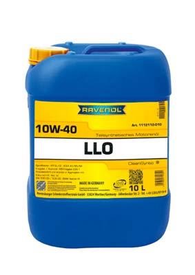 Ravenol 1112112-010-01-999 Engine oil Ravenol LLO 10W-40, 10L 111211201001999 111211201001999 Ravenol Engine oil Ravenol LLO 10W-40, 10L