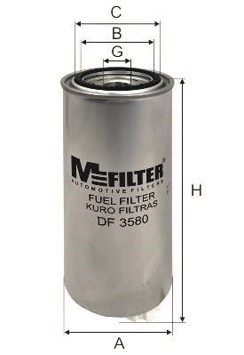 M-Filter DF 3580 Fuel filter DF3580