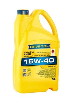 Ravenol 1123115-005-01-999 Engine oil RAVENOL TURBO PLUS SHPD 15W-40, API SL/CI-4, ACEA A3/B4/E7, 5L 112311500501999