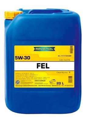 Ravenol 1111123-020-01-999 Engine oil Ravenol FEL 5W-30, 20L 111112302001999 111112302001999 Ravenol Engine oil Ravenol FEL 5W-30, 20L