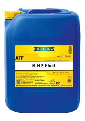121111202001999 Ravenol Transmission oil RAVENOL ATF 6HP FLUID, 20L