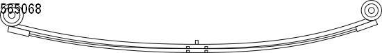 1056506800 CS Germany Leaf spring
