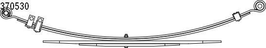 CS Germany 10.370.530.00 Leaf spring 1037053000 1037053000 CS Germany Leaf spring