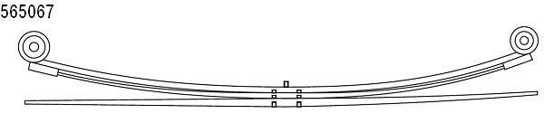1056506700 CS Germany Leaf spring