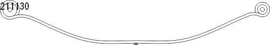 Parabolic leaf springs Ford Transit: 1021113000 CS Germany Leaf spring
