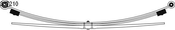 CS Germany 10.337.210.00 Leaf spring 1033721000 1033721000 CS Germany Leaf spring