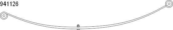 Leaf spring Volkswagen: 1094112600 CS Germany Leaf spring