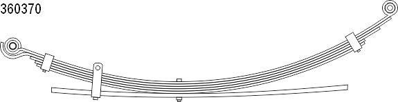 1036037000 CS Germany Leaf spring