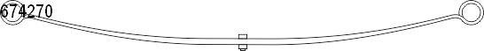 Leaf spring Fiat Ducato: 1067427000 CS Germany Leaf spring