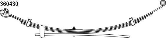 1036043000 CS Germany Leaf spring