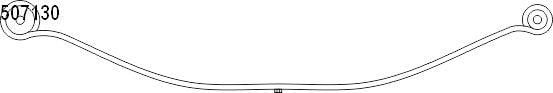 Parabolic leaf springs Ford: 1050713000 CS Germany Leaf spring