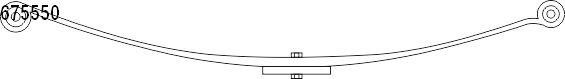 Parabolic leaf springs Iveco Daily: 1067555000 CS Germany Leaf spring