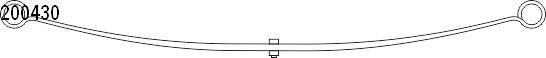 1020043000 CS Germany Leaf spring
