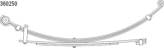 1036025000 CS Germany Leaf spring