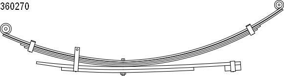1036027000 CS Germany Leaf spring