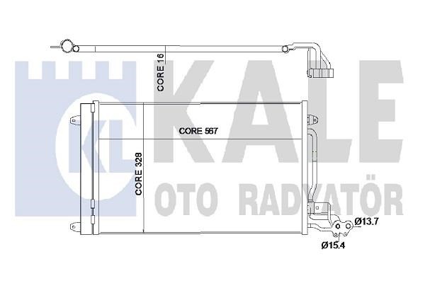 Kale Oto Radiator 342395 Cooler Module 342395