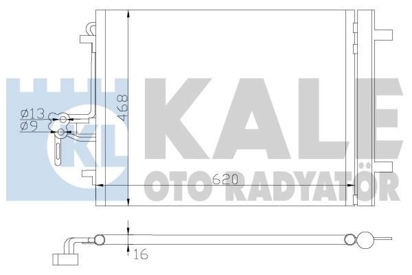 Kale Oto Radiator 386200 Cooler Module 386200