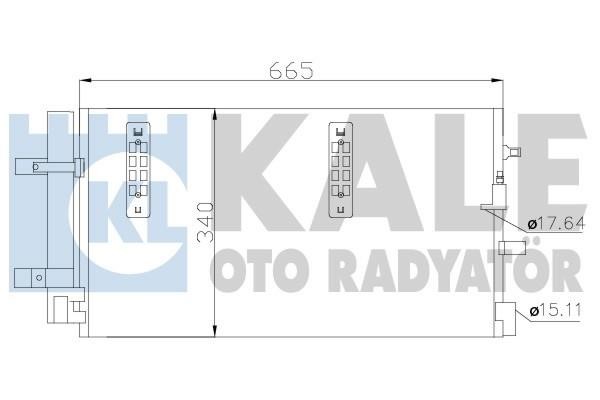 Kale Oto Radiator 375800 Cooler Module 375800