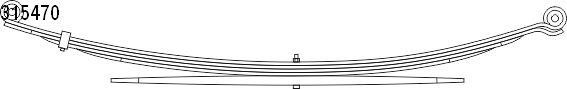 1031547000 CS Germany Leaf spring