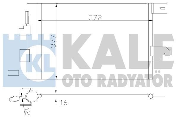 Kale Oto Radiator 393300 Cooler Module 393300