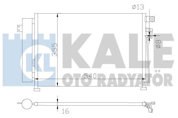 Kale Oto Radiator 343125 Cooler Module 343125