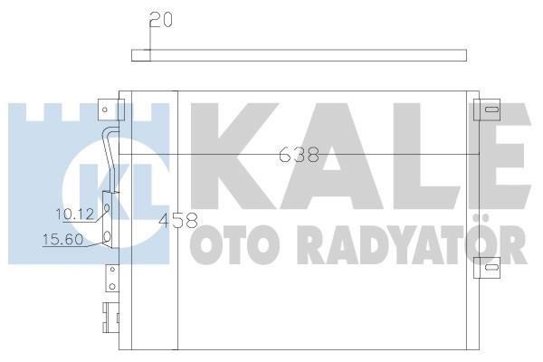 Kale Oto Radiator 385800 Cooler Module 385800